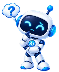 Flago with a finger to his chin and a question mark above his head